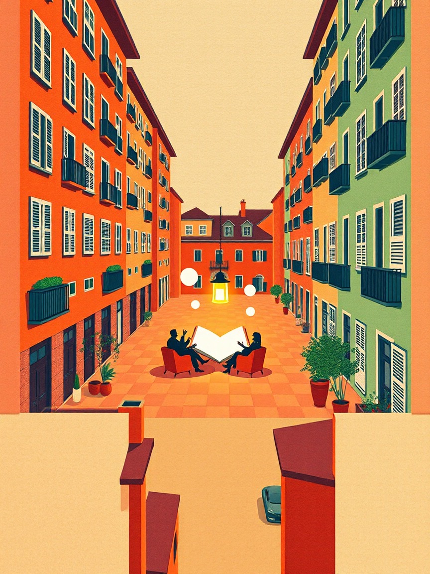 Cartel ilustrado: Bertso jaialdia: Amaia Agirre, Andoni Egaña, Nerea Ibarzabal, Aratz Igartzabal "Potto" en Lazkao Txiki plaza