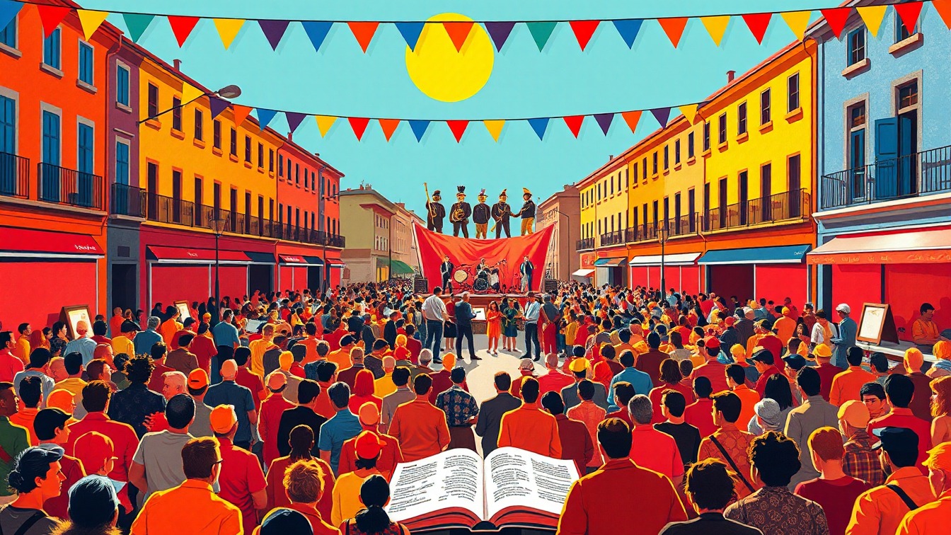 Cartel ilustrado: Hitz Andana 2026: HAzoka. VI. Feria del libro y disco en Plaza Atsegindegi, Hernani