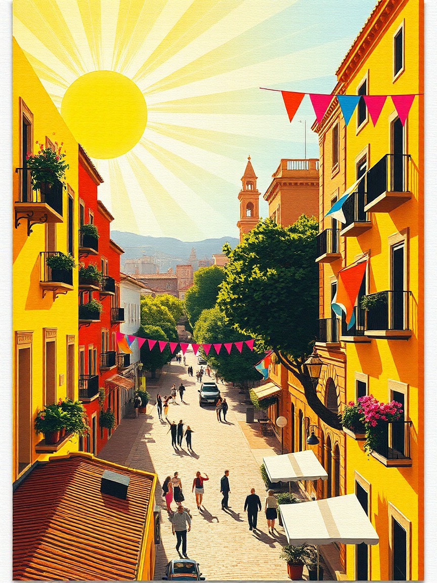 Cartel ilustrado: Programa Fiestas de Durango 2026 (San Faustos) en Durango