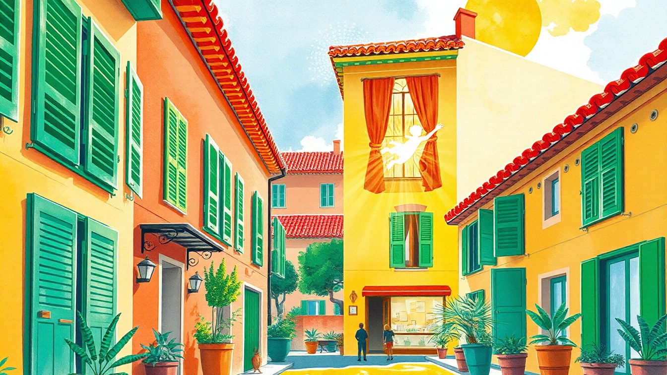 Illustriertes Plakat: Rere l'ombra de Wendy i Peter Pan – Teatre del Centre cívic La Fonteta, Sant Feliu de Codines