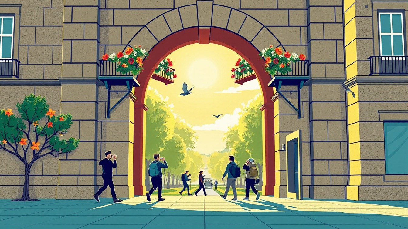 Cartel ilustrado: Itinerario Ornitológico Parque Emperatriz María de Austria en Parque Emperatriz María de Austria, Madrid
