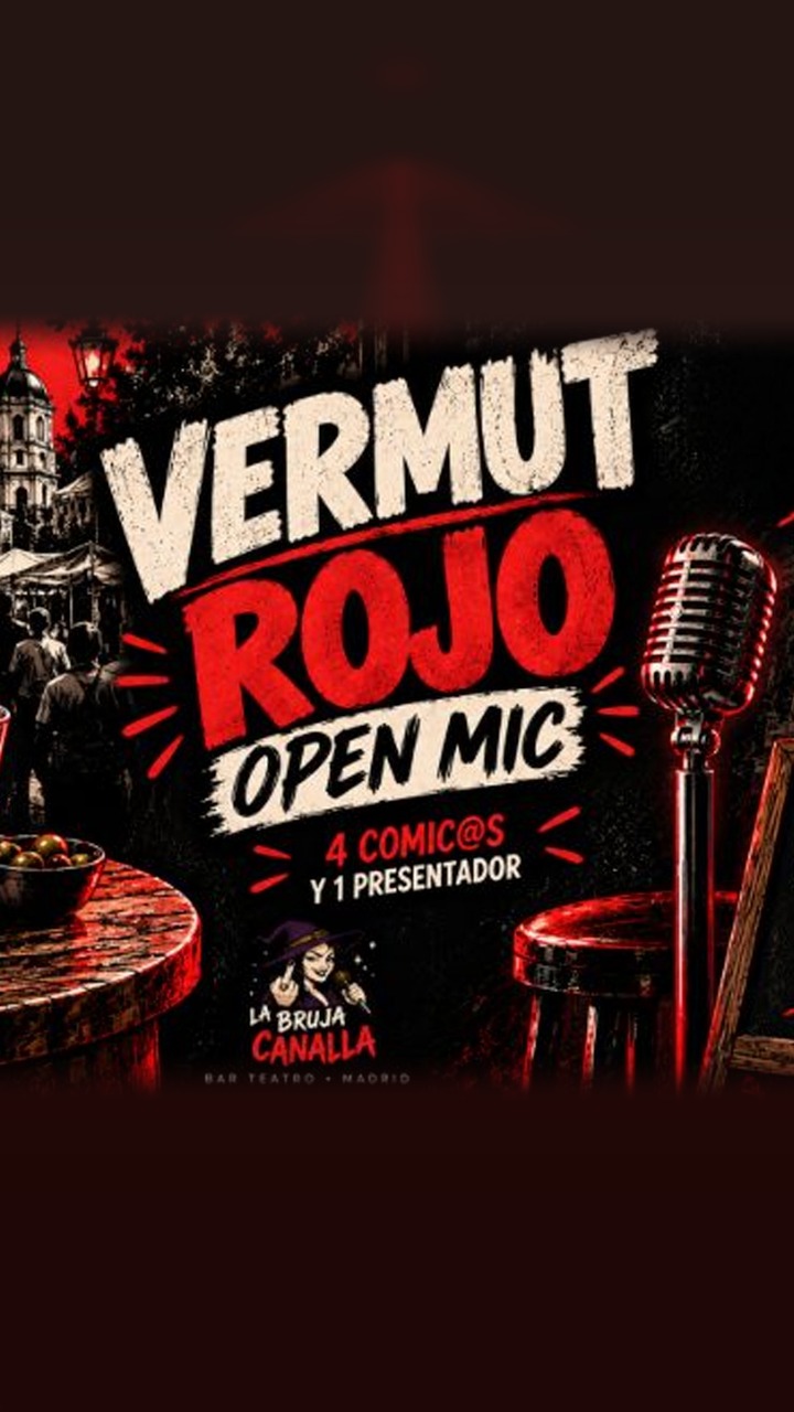 Vermut Rojo Open Mic, у La Latina у La Bruja Canalla, Мадрид