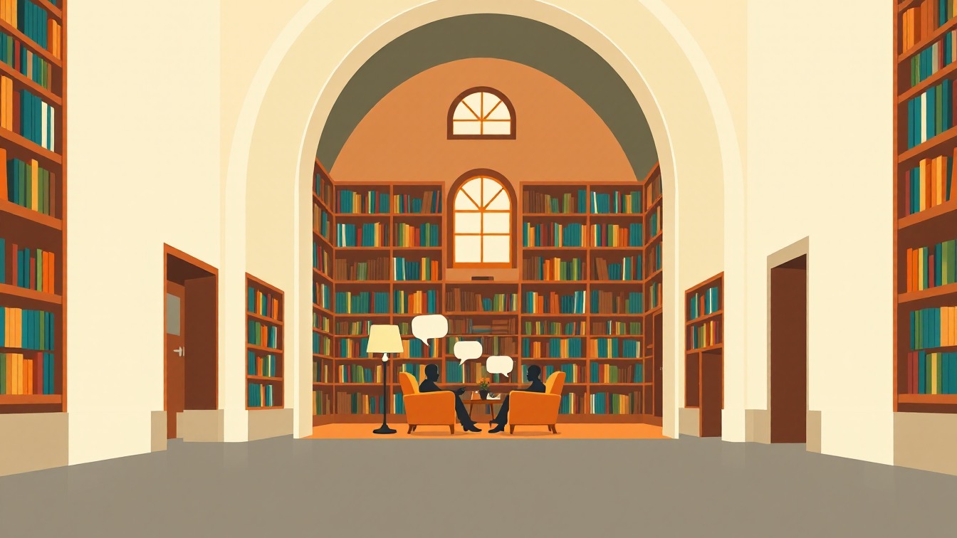 Иллюстрированная афиша: Parlem amb Tatiana Țîbuleac в Biblioteca Sarrià-J.V. Foix, Барселона