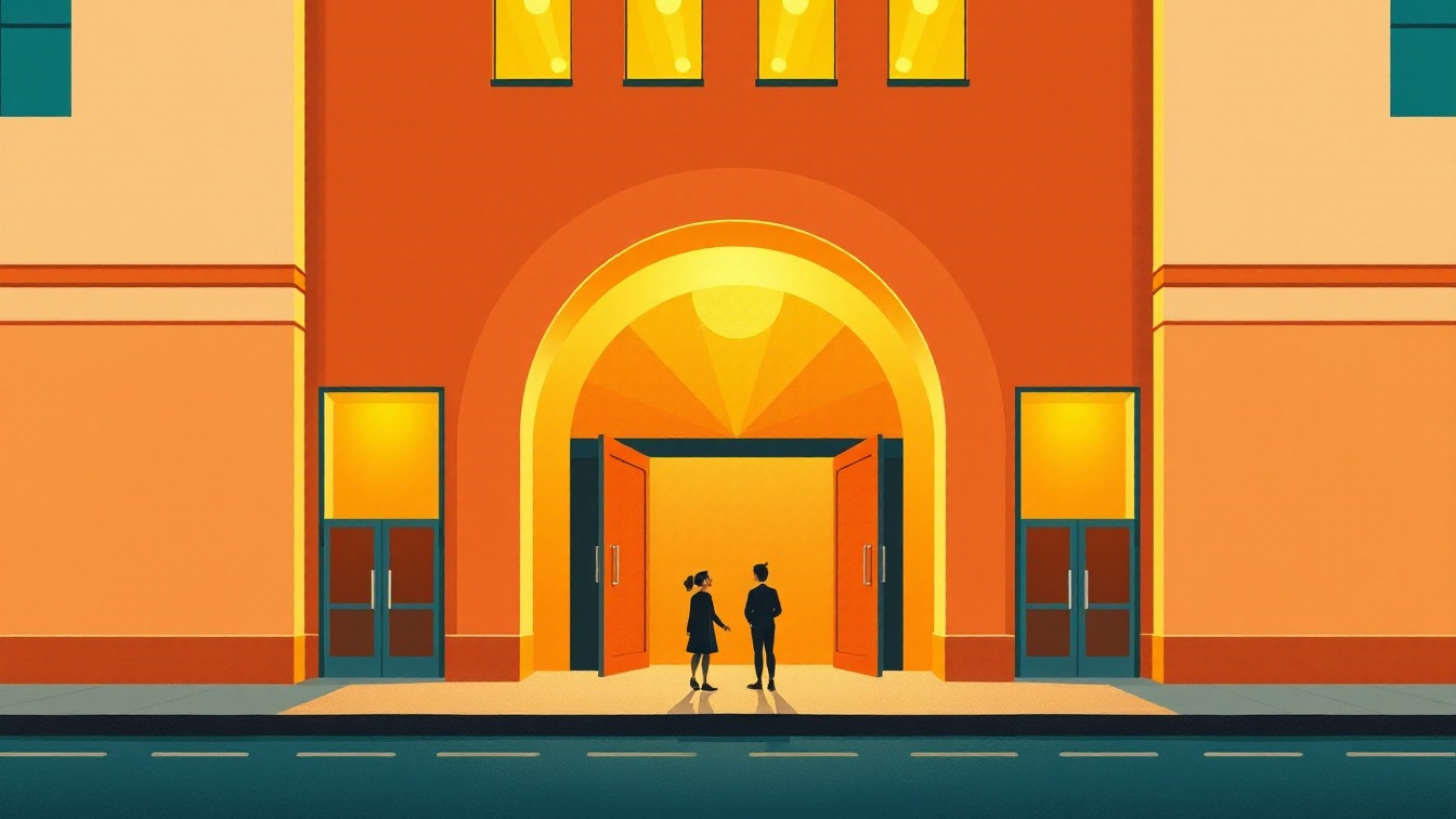 Cartel ilustrado: The Traveller + Hate to Love en Cineteca Madrid