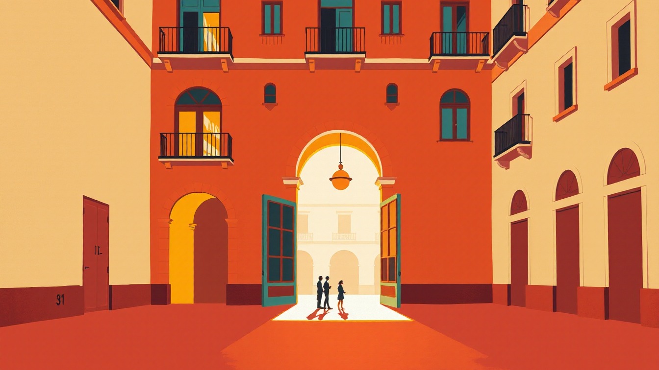 Cartel ilustrado: Espacio cultural de reconexión en Sanamente Ser, Valencia