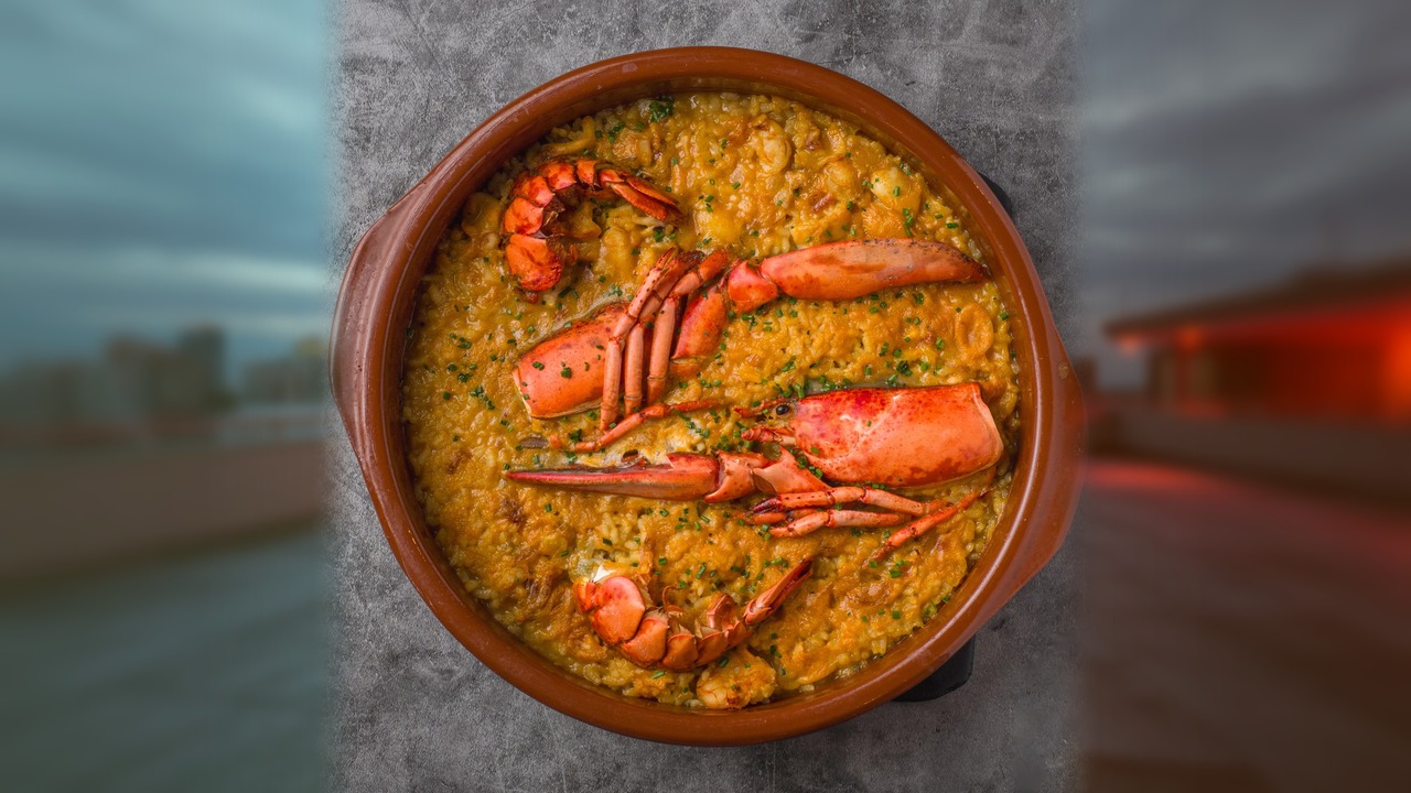 Menú de arroz con bogavante para 2 en Petit Azca en Petit Azca. Bernabéu - Bar Restaurante con Terraza en Madrid