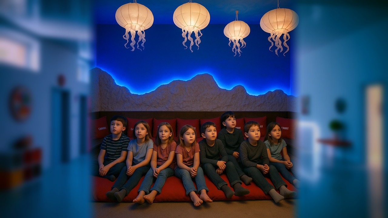 Proiezione per bambini a Verne presso Verne Barcelona, Barcellona