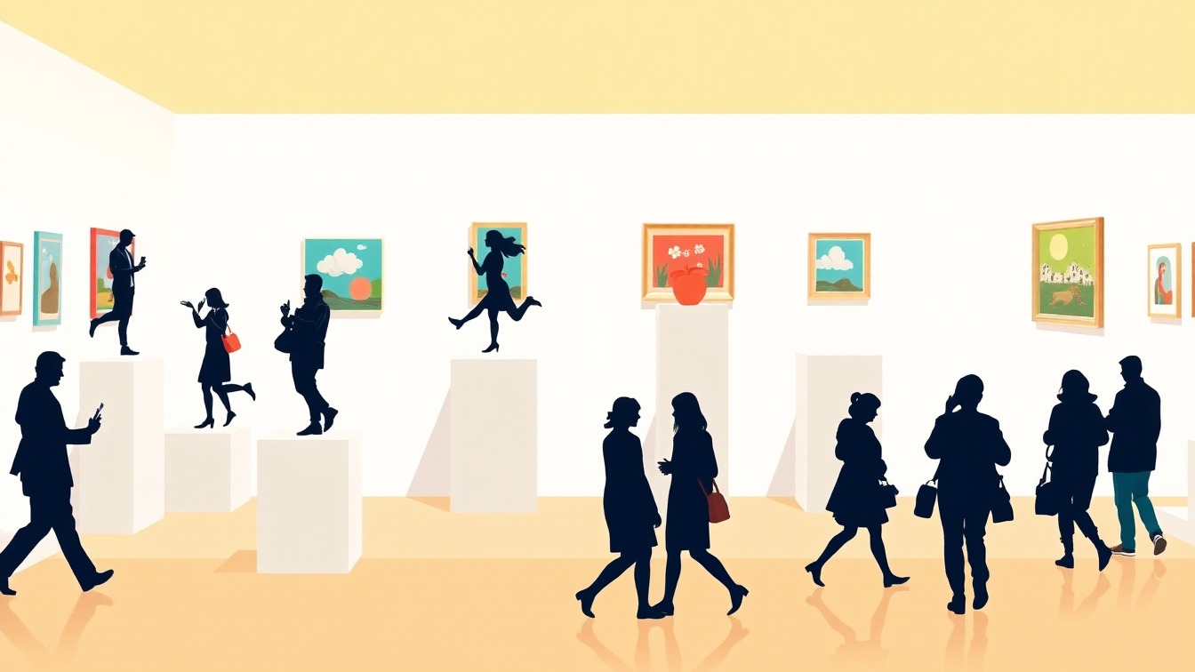 Illustrated poster: "Cabezas de piedra - arte románico" at Calle Pintoreria 15, bajo, Vitoria-Gasteiz
