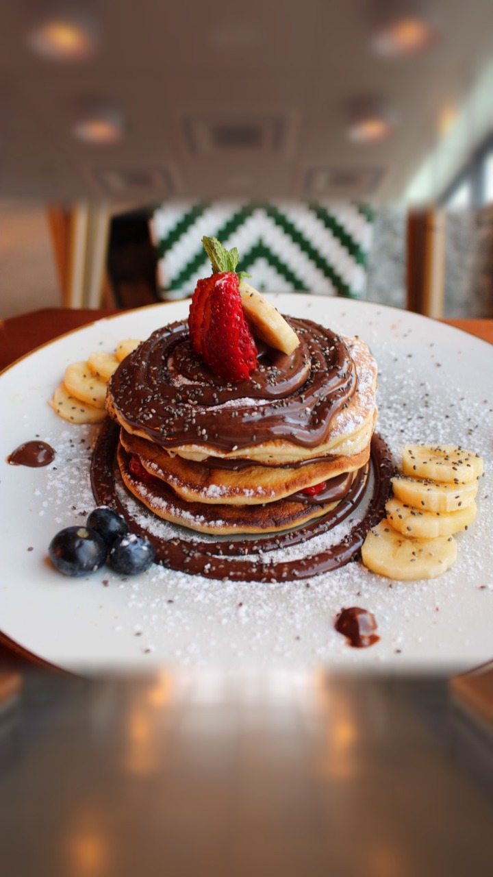Frühstück bei Mafrens: pancakes und smoothies – Mafrens Madrid
