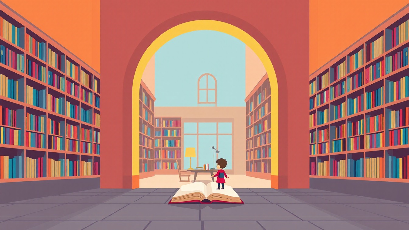 Illustriertes Plakat: Club de lectura infantil GOMET VERMELL – Biblioteca Can Rajoler, Parets del Vallès