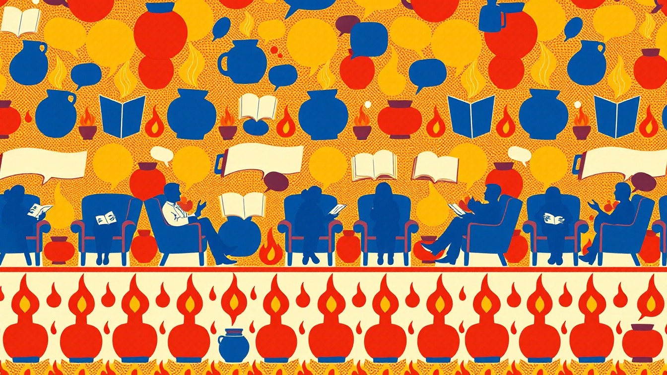 Affiche illustrée: "Producción y experimentación en cerámica contemporánea: barro, forma, cubierta y fuego", curso impartido por Mar de Dios à BilbaoArte