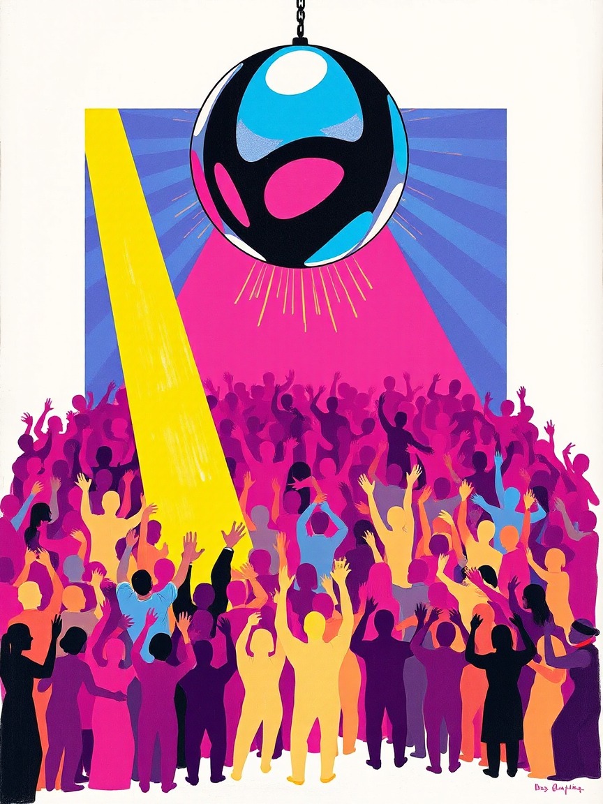 Cartel ilustrado: EL CONGRESO vol.2 en Pueblo Español Palma de Mallorca