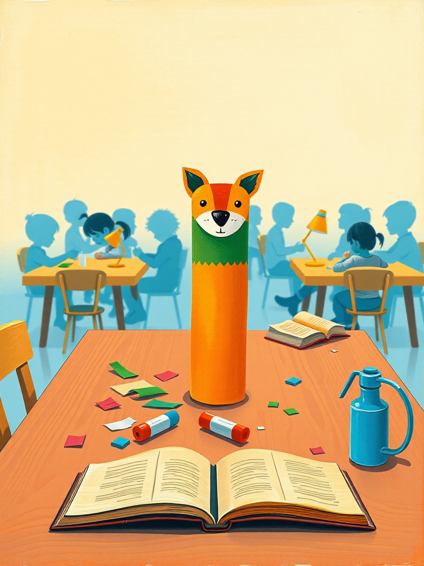 Illustriertes Plakat: Taller de Zoolápices – Centro de Educación Ambiental y Cultural Maris Stella (Usera), Madrid