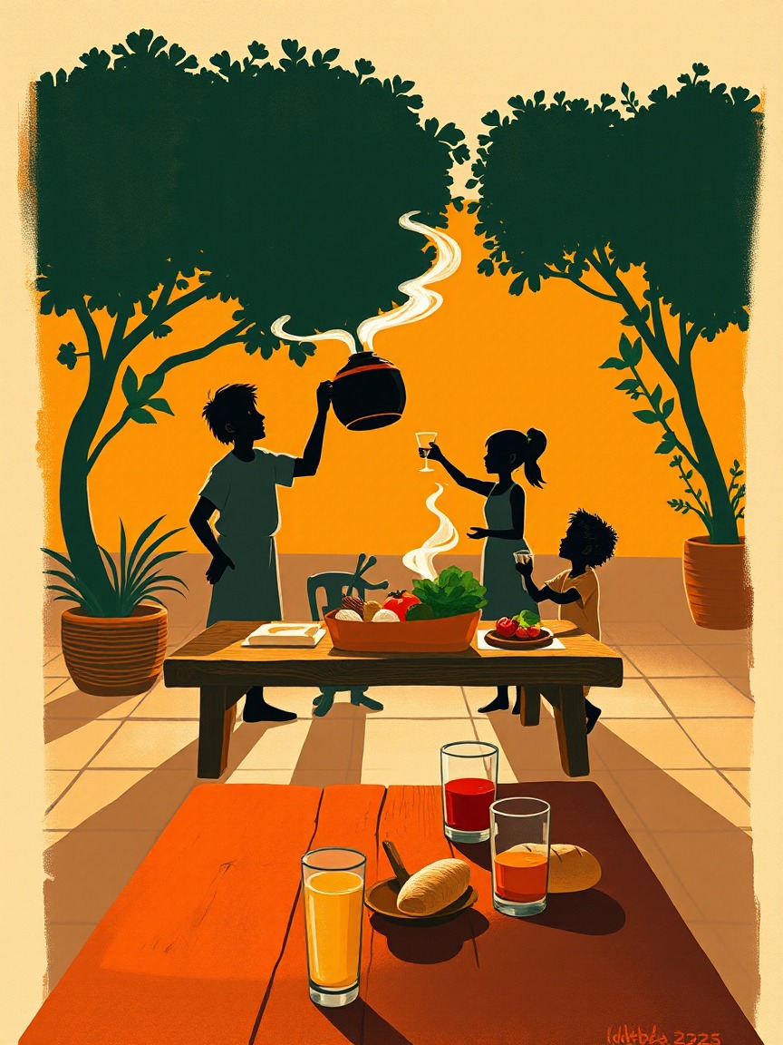 Иллюстрированная афиша: Tallers gastronòmics de tardor в Plaça Mallorquines, Montgat