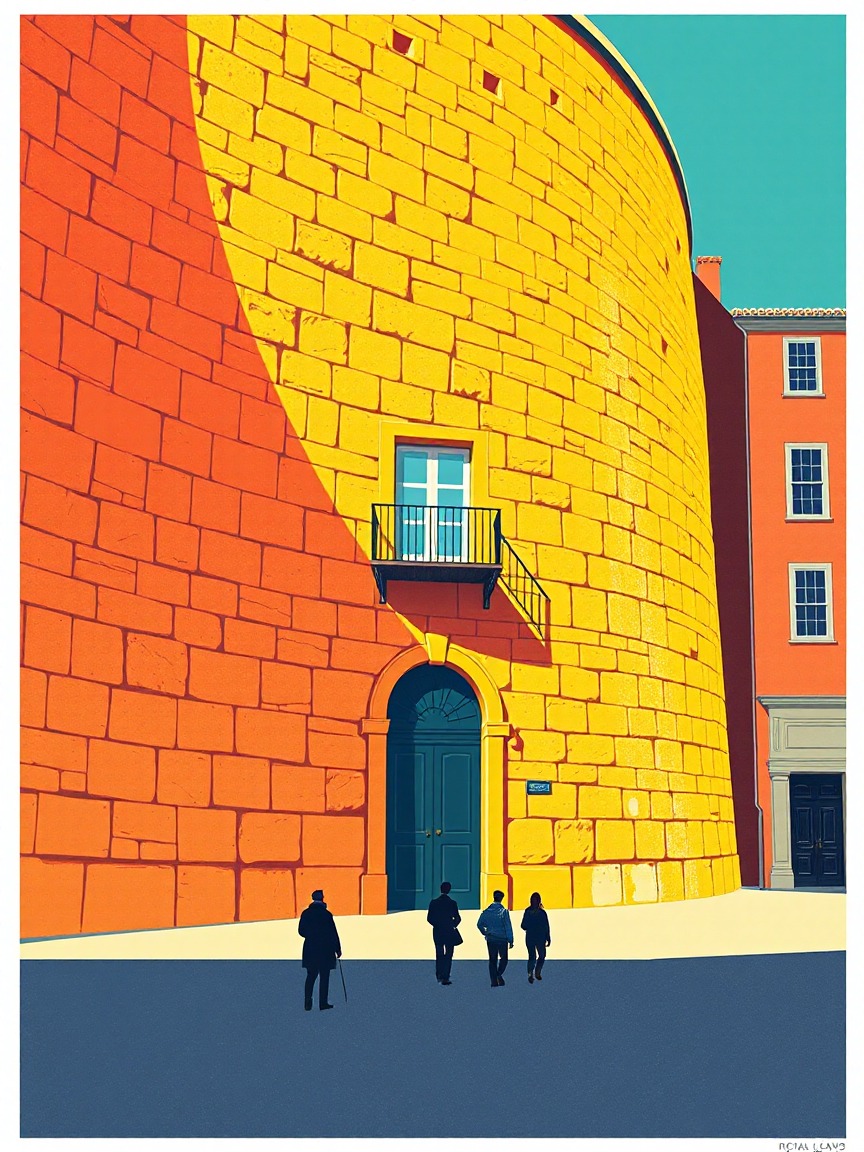Cartel ilustrado: La Tapia I: cerca histórica en Centro de Información y Educación Ambiental de Casa de Campo, Madrid