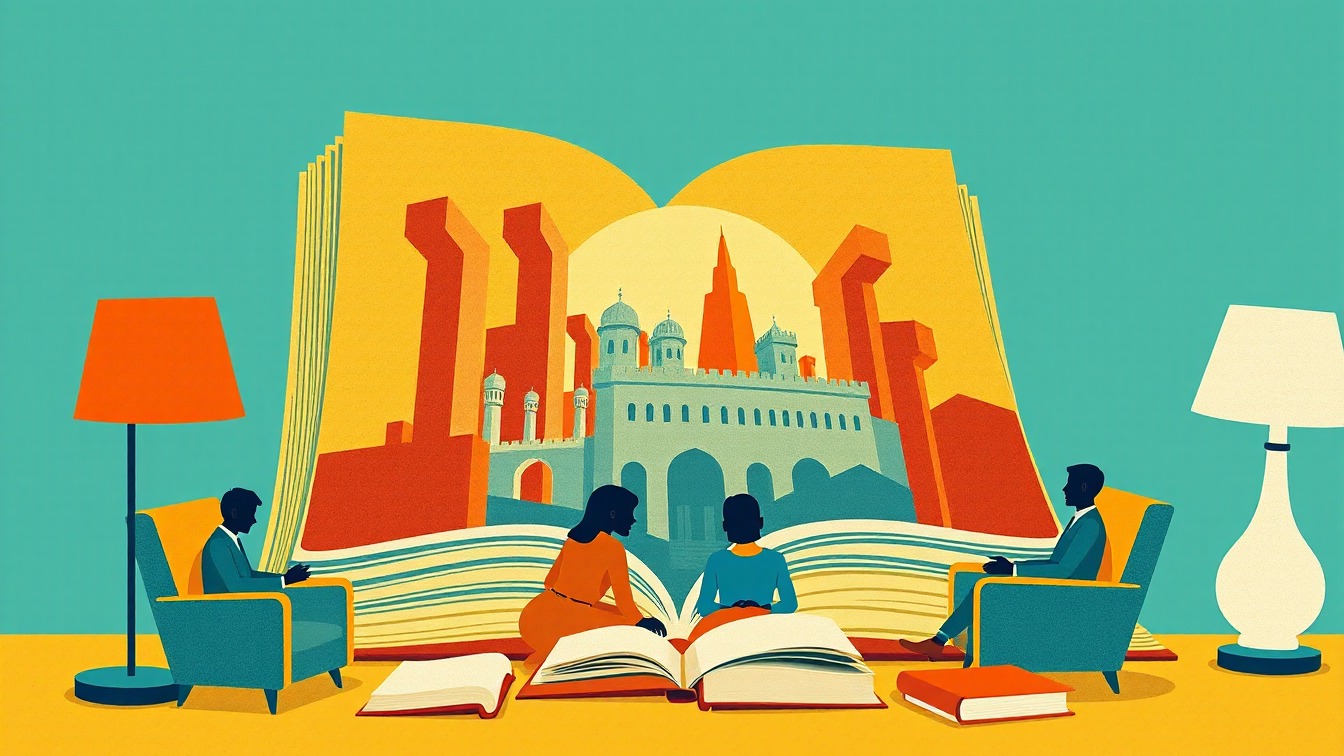 Cartel ilustrado: El mural de la Biblioteca Pública de Segovia en Biblioteca Pública de Segovia