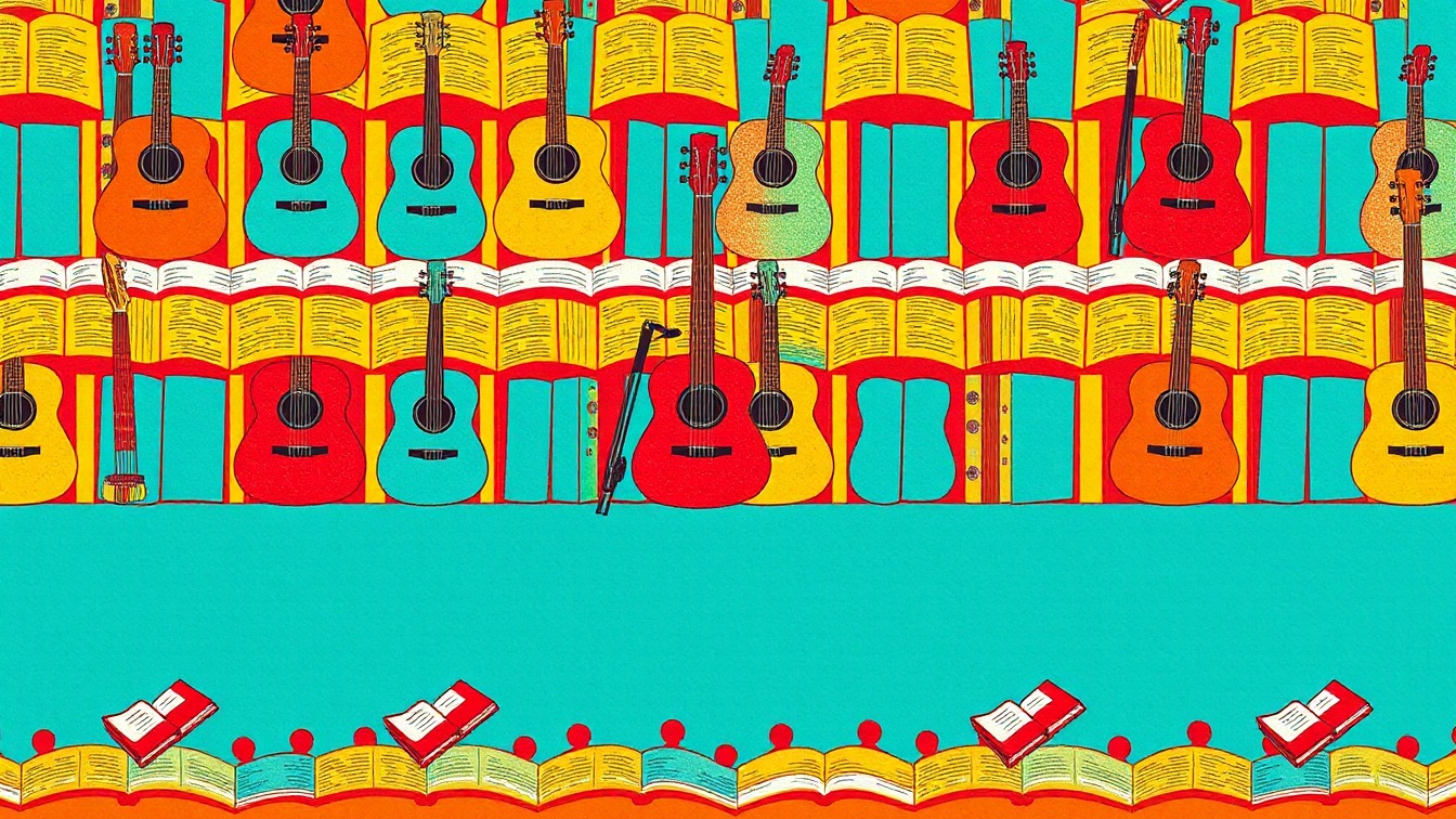 Cartel ilustrado: Conferencia de Ángel Benito Aguado - 'Inicio de la guitarra moderna'. XXXX Festival Internacional Andrés Segovia en Museo de San Isidro. Los Orígenes de Madrid