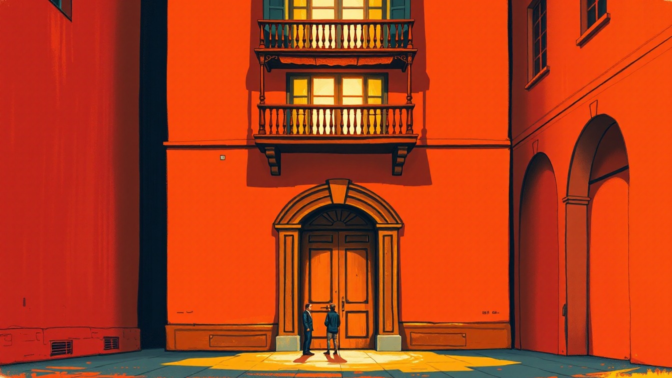 Illustrated poster: Fe de rutes at Sala El Sindicat, Balsareny