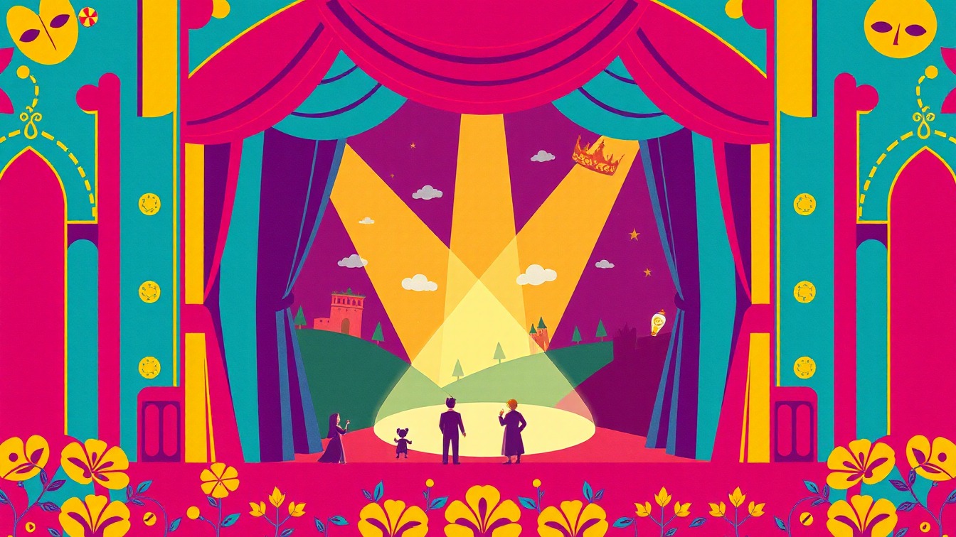 Cartel ilustrado: DIA DE LA SALUD MENTAL. TEATRO. La compañía' Almendra lírica', presenta 'La princesa y el Lexatín' en Centro Cultural Príncipe de Asturias (Ciudad Lineal), Madrid