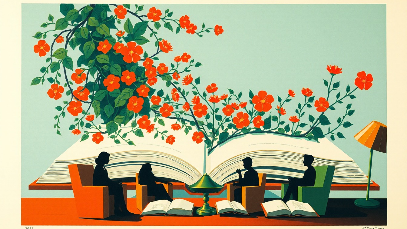 Cartel ilustrado: PRESENTACIÓ DE CONTE: 'El Jardí de la sensibilitat' en Biblioteca Mn. Joan Avinyó, Cubelles