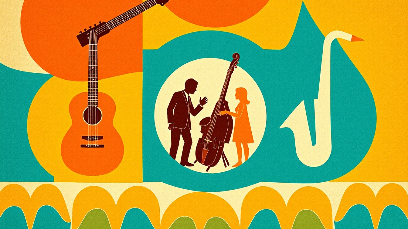 Cartel ilustrado: COTTON PICKERS en Sala Onura, Amorebieta-Etxano