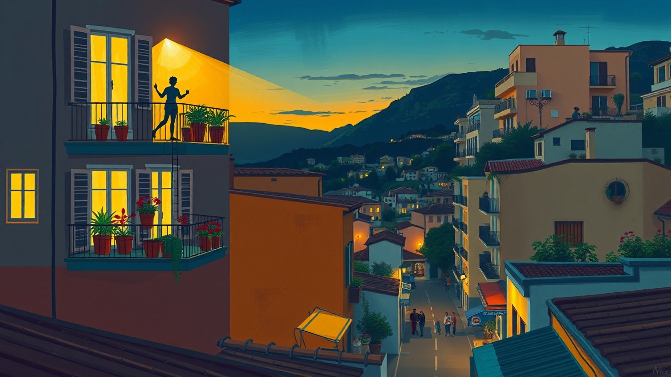 Cartel ilustrado: Ikuspegiak: Artistas Faro en Dantzagunea, Errenteria