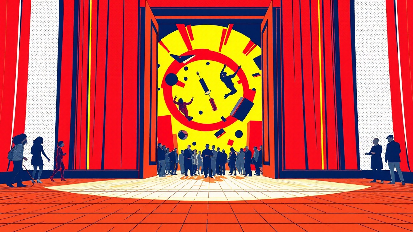 Cartel ilustrado: TAO Dance Theater: "13 & 14" en Auditorio Baluarte, Pamplona