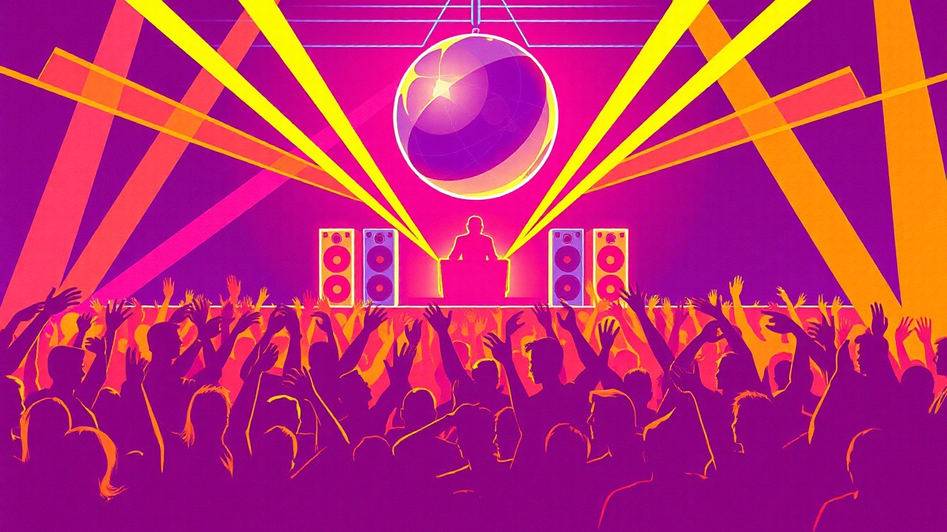Cartel ilustrado: BOAT PARTY x Ku en ICE BAR Barcelona
