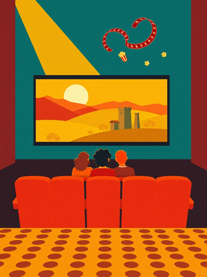 Cartel ilustrado: "Bihotza, la vida en Álava como nunca la habías visto" en Aramaioko Kultur Etxea