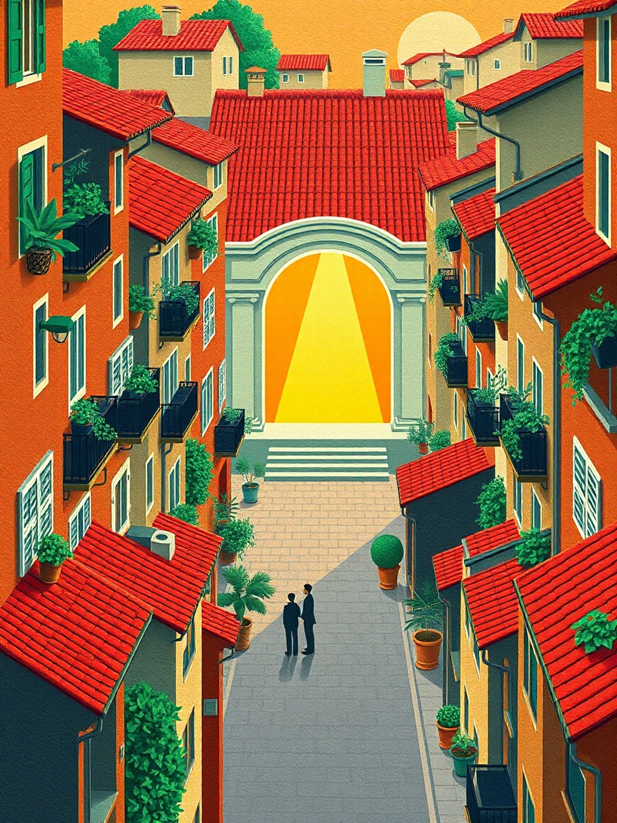 Cartel ilustrado: Festival Internacional de Teatro de Vitoria-Gasteiz 2026: "Todo terminará para Navidad" en Teatro Jesús Ibáñez de Matauco, Vitoria-Gasteiz