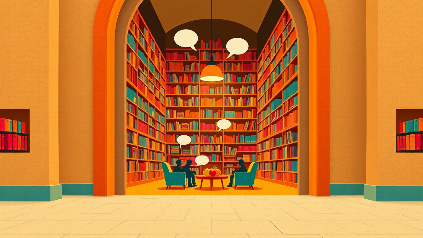 Cartel ilustrado: TALLER: Com et relaciones amb el menjar? en Biblioteca Mn. Joan Avinyó, Cubelles