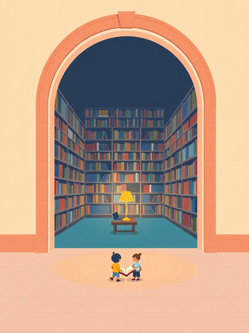 Illustriertes Plakat: Club de lectura infantil GOMET VERMELL – Biblioteca Can Rajoler, Parets del Vallès