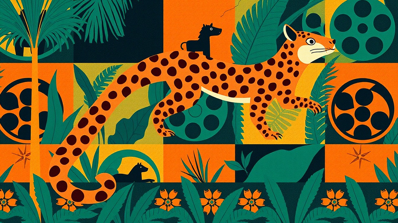 Cartel ilustrado: "Marsupilami" (Beasain) en Usurbe Antzokia, Beasain