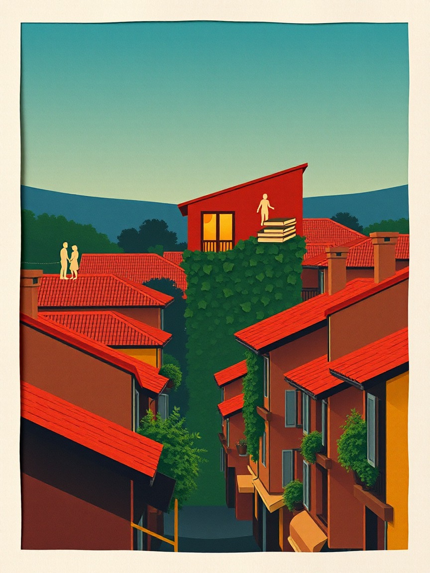 Cartel ilustrado: Presentación de libro: "Bajamar" (Ibon Martín) en Sala BBK, Bilbao