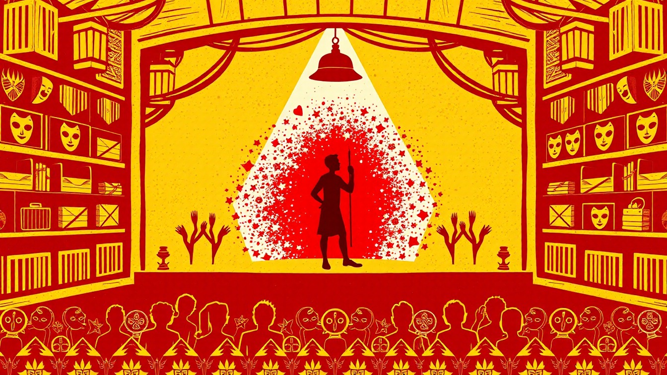 Cartel ilustrado: 'Orgullo rural' (ELIA & UXIA) en Espacio escénico La Panera, Monleras