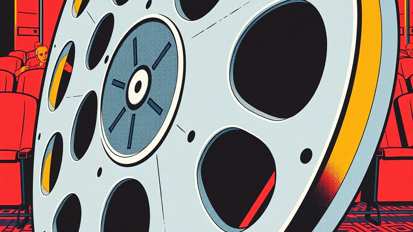 Cartel ilustrado: Amílcar en Cineteca Madrid