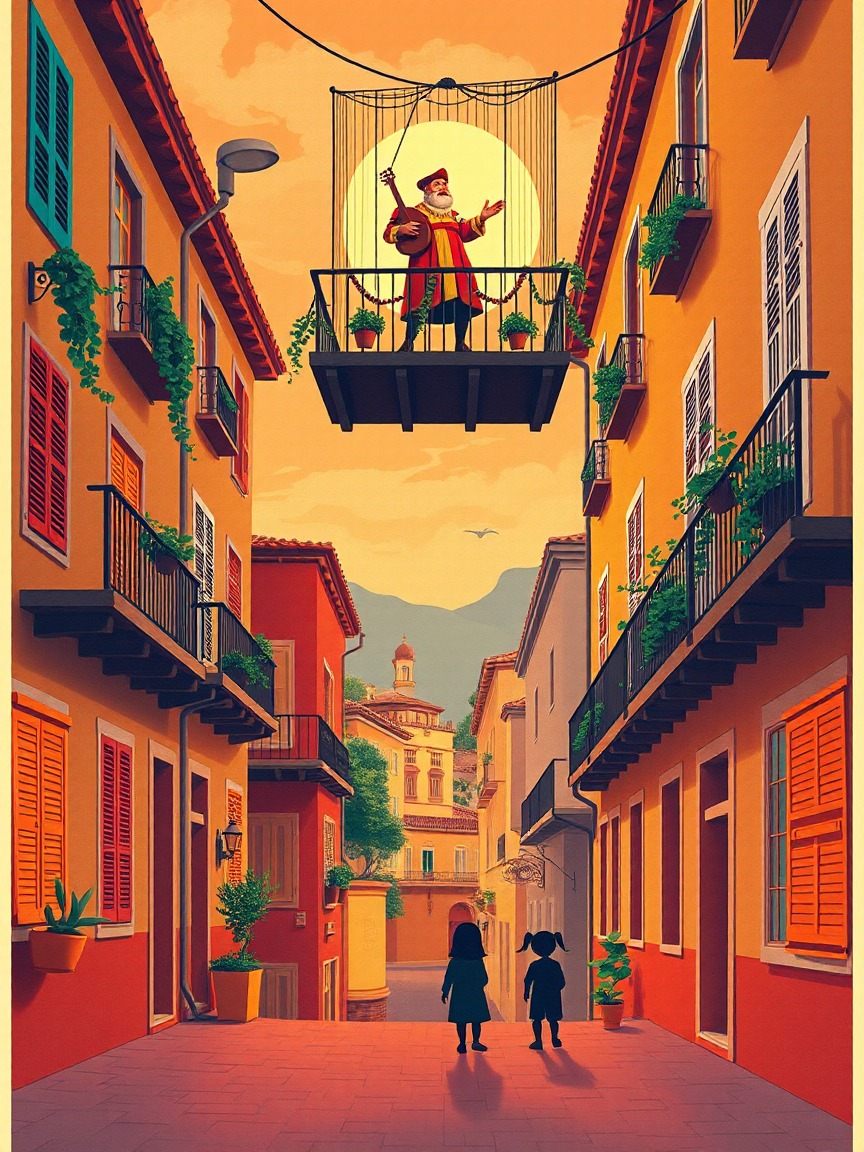 Cartel ilustrado: 'Cid the de clown' (BAMBALUA TEATRO) en Teatro Principal, Zamora