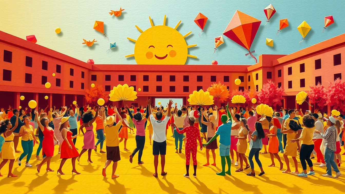 Illustriertes Plakat: SÓC – Plaça Marcer, Sant Pere de Ribes