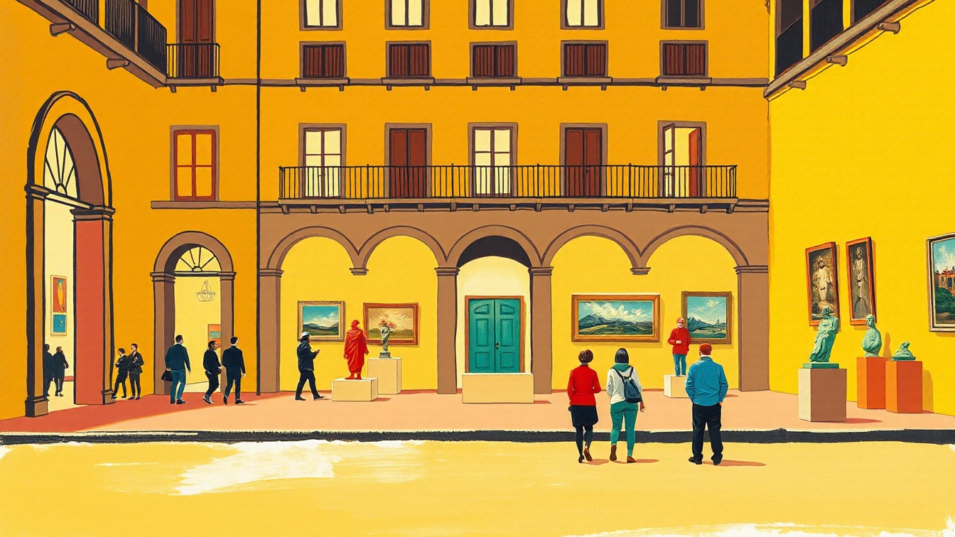Illustrated poster: Gloria Fuertes (hoy) at Casa del Lector (Matadero), Madrid