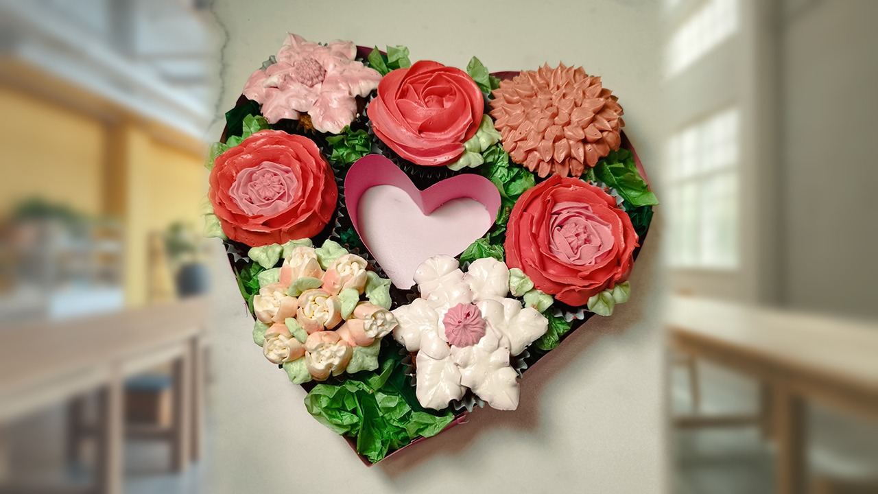 Blumen-Cupcake-Kurs von La Pastelera Rosa – La pastelera rosa, Madrid