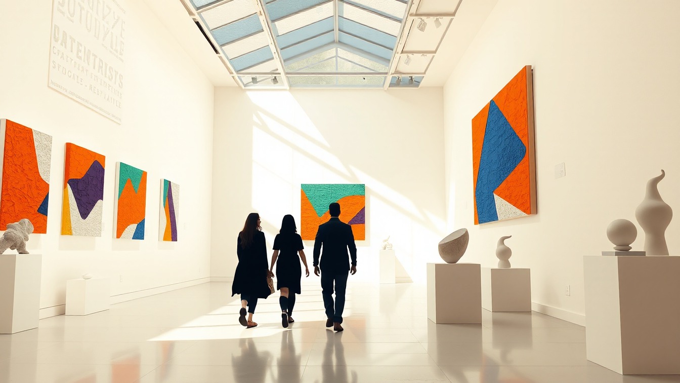 Locandina illustrata: Exposició "L'horitzó abstracte" presso Espais Volart - Fundació Vila Casas, Barcellona
