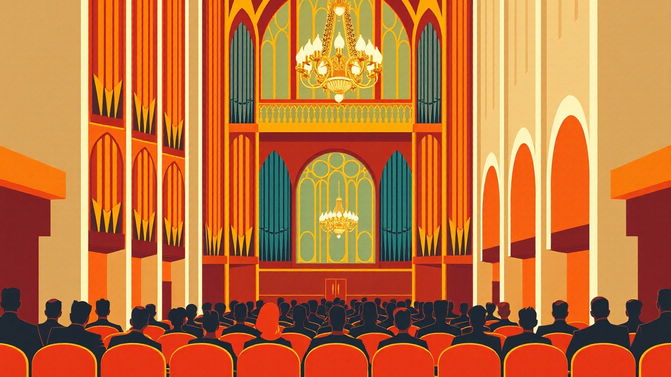 Cartel ilustrado: Ciclo de Música para Órgano en Navarra 2026: Miguel Ángel Temprano en Monasterio de la Oliva, Carcastillo