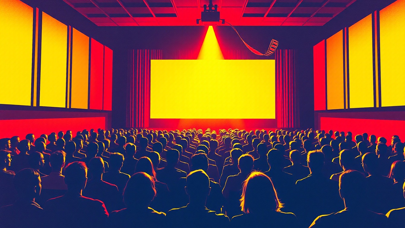 Cartel ilustrado: Natividad Zaro. En voz alta en Cineteca Madrid