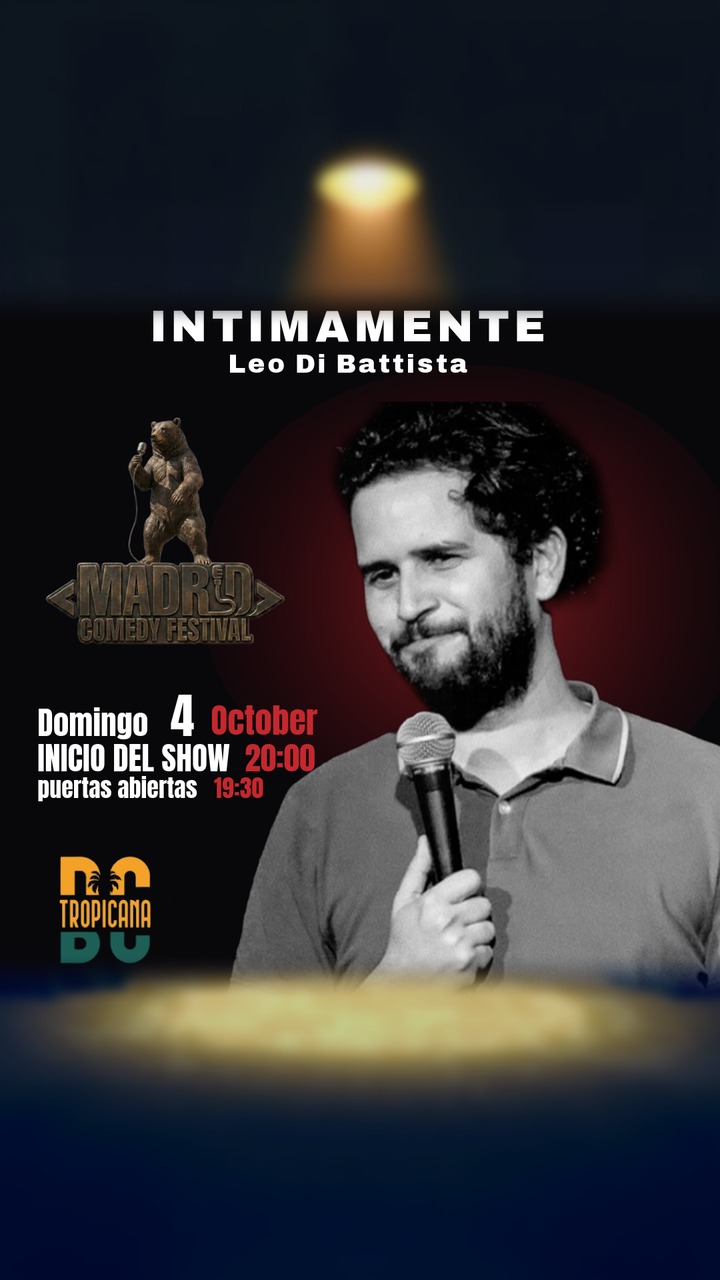 Intimamente: Leo Di Battista à Tropicana Beach Lounge & Restaurante Madrid