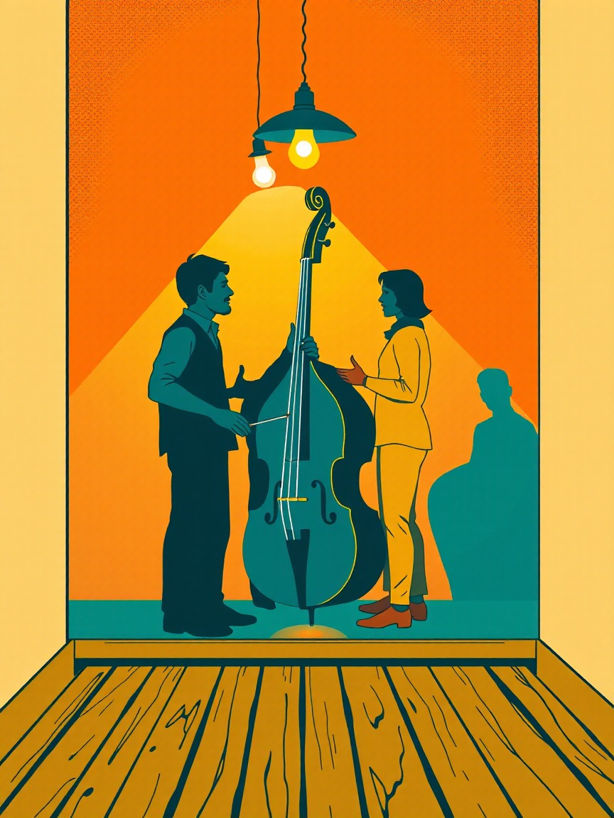 Cartel ilustrado: Adarretatik 2026: FEMMM VOCAL JAZZ (Katapulta Tour 2026) en Musika Plaza, Zarautz