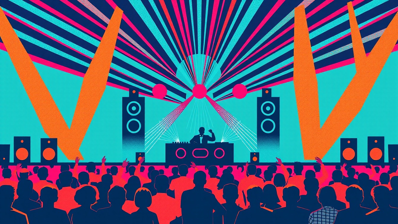 Cartel ilustrado: Sala El Nido: The Hype · Thu. 8th October 2026 en Papagayo Tenerife, Arona