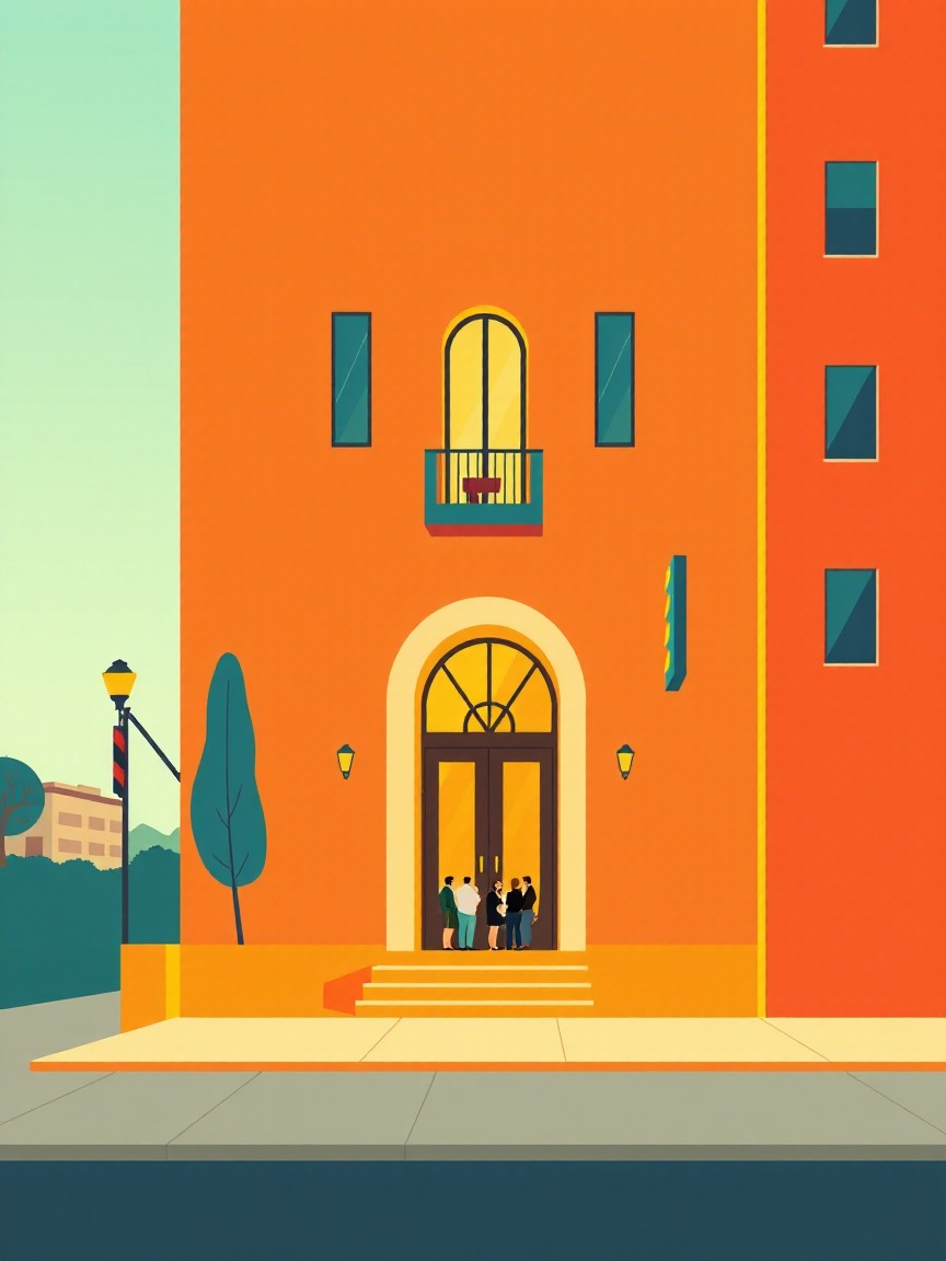 Illustrated poster: Trobada del Club de lectura en català at La Ginesta, Begues