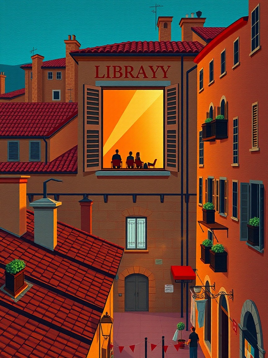 Cartel ilustrado: Micromundos. Un documental de Eliseo de Pablos sobre Luis Moro en Biblioteca Pública de Segovia